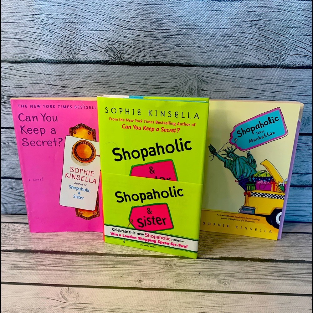Lot of 3 Sophie Kinsella Books: Shopaholic Takes Manhattan Shopaholic & Sister